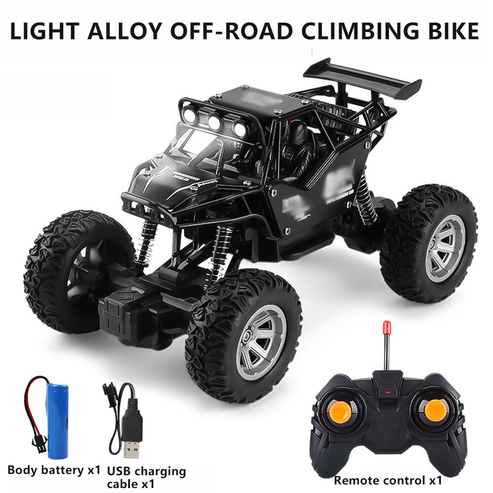 RC 4X4 Off-Road Car: Remote Control Buggy Truck with LED Lights, Great Gift