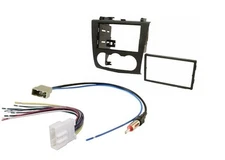 Double Din Dash Radio Install Car Kit Wire Harness Antenna Fits 2007-2012 Nissan