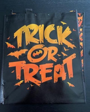 NWT Trick or Treat Halloween Reusable Large Shopping Tote Bag-Fast