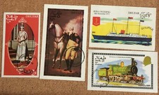 Dhufar Commemorative Stamps (4 Pieces As Shown.. Various Topics) 1970's