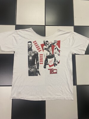 90s SHABBA RANKS Tシャツ RAP TEES REGGAE vintage Shabba Ranks Tshirt 1988-1991 Raw As Ever reggae￼ Size XL