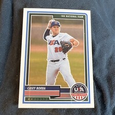 USA 2023 Stars and Stripes Baseball Card Casey Borba