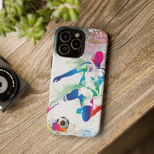 Soccer Phone Case - Colorful Tough Phone Cover for Soccer Players, Sports Lovers - 第 25/261 張圖片