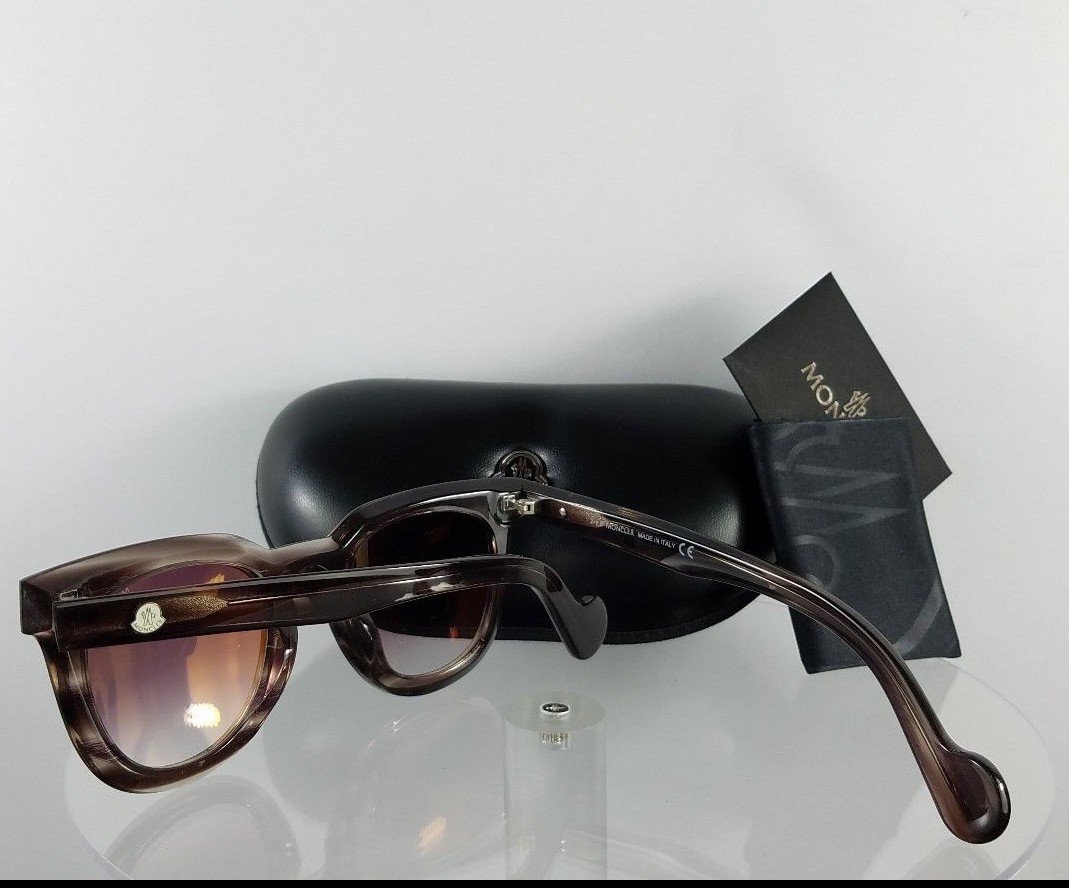 Authentic Moncler Sunglasses Ml 0008 01b Black 48mm Frame for sale