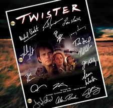 Twister Movie Script Signed Autograph Reprints- Bill Paxton, Helen Hunt, Jami...