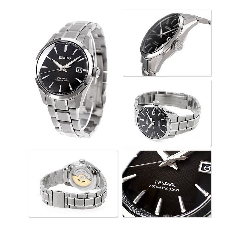 Seiko Presage Sharp Edged 3 days Movement mechanical watch SARX117