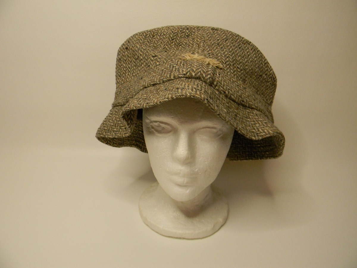 Donegal Tweed Hats 100% Pure Wool Bucket Hat Size 7 34  display picture 2