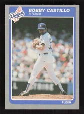 1985 Fleer Update #U-22 Bobby Castillo Los Angeles Dodgers