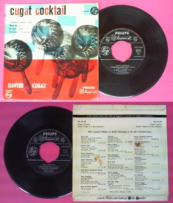 LP 45 7'' XAVIER CUGAT COCKTAIL Compadre pedro juan Rico vacilon no cd mc dvd