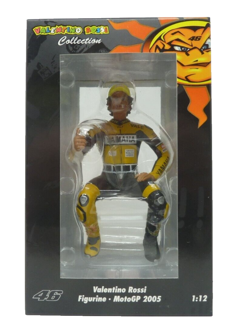 Figurine Rossi Minichamps - Laguna Seca 2005 - Échelle 1/12 - Moto Résine