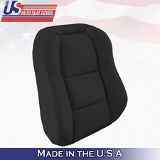 2004 Fits Acura TL Front Driver Side Top Perforated Leather Seat Cover Black