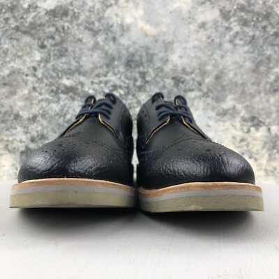 Weatherproof Vintage Shoes Men\'s Size 9M Wayne Black Leather Wingtip Oxfords Weatherproof Vintage Shoes Men main image 4