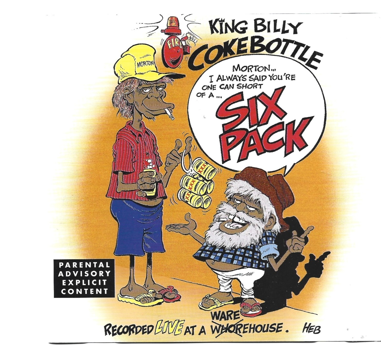 KING BILLY COKEBOTTLE - 'SIX PACK (CD)'.