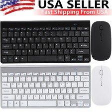 Mini Wireless Keyboard And Mouse Set Waterproof 2.4G For Mac Apple PC Computer