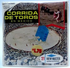 View Master B004-S, Mexico Bullfight, Spanish Version, 3 Reel Set NEW SEALED