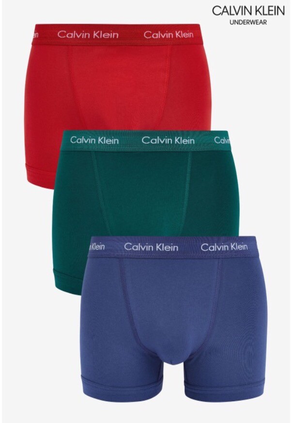 Calvin Klein Cotton Stretch Trunks 3 pack - (Medium) RRP - £40