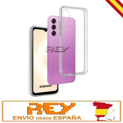REY® Funda Silicona para SAMSUNG GALAXY A34 5G Protector Transparente s293