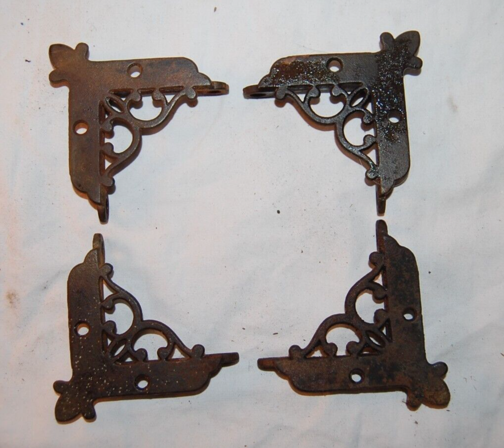 Set of 4 Antique Victorian Screen Door Brackets eBay