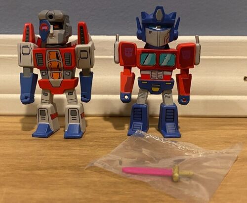 Kidrobot Transformers vs GI Joe Mini Series Starscream & Optimus Prime figures