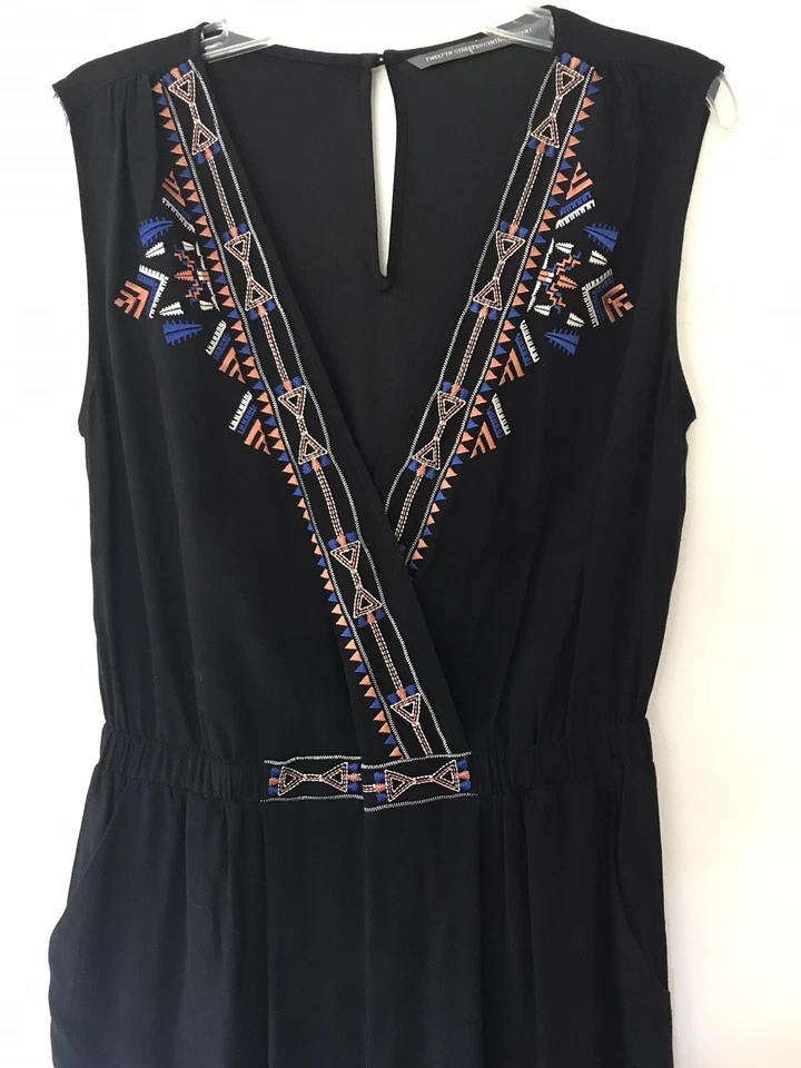 Mono negro Anthropologie Twelfth Street Cynthia Vincent para mujer talla S usado en excelente estado $225 Foto 3 de 4