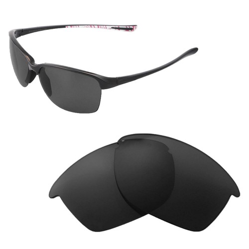 Walleva Black Polarized Replacement Lenses For Oakley Unstoppable