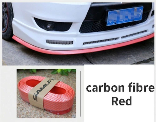 Tira protectora de goma universal para parachoques delantero de coche - Imagen 15 de 37