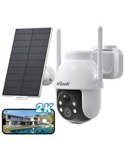 ieGeek Wireless Outdoor Solar Security Camera Wifi Home Battery PTZ CCTV System