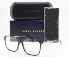 NEW POLO RALPH LAUREN PH 2255U 5752 GUNMETAL BLACK AUTHENTIC EYEGLASSES 55-17
