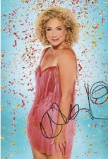 Alex Kingston   **HAND SIGNED**   12x8 photo  ~  AUTOGRAPHED