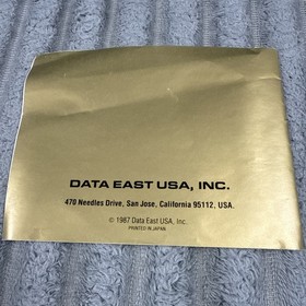 NES Manual Only - Nintendo Entertainment System - No Game - Side Pocket