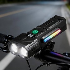 Waterproof Super Bright LED Bike Light Bicycle Front Headlight USB Rechargeable