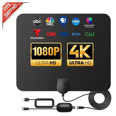 High-Performance Indoor TV Antenna 900 Miles Range for UHD & 1080p Reception
