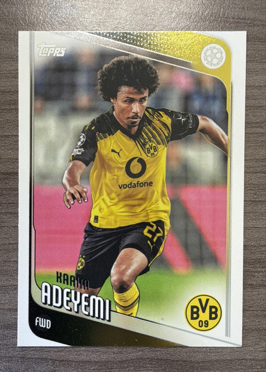 2025-26 Topps UEFA Club Competitions Karim Adeyemi #128 Borussia
