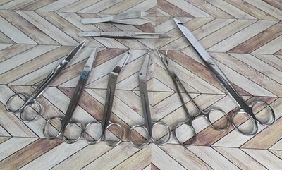 8 VTG Medical Surgical Scissors Forceps Amico Millers Forge Miltex Clauss Sico