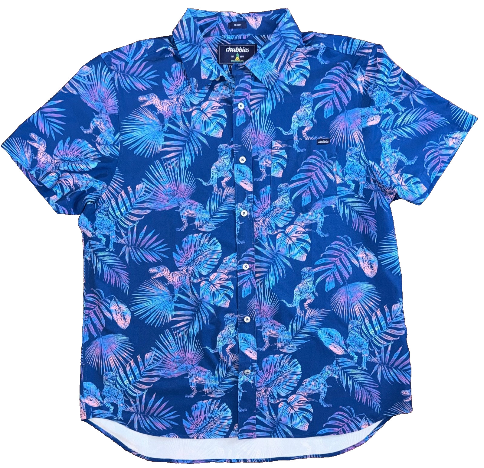 Chubbies Prehistoric Performance Friday Shirt Men… - image 1