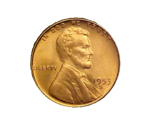 1953-S Lincoln Wheat Cent - Very Nice Ch/Gem BU Red Collector Coin-c7004xux