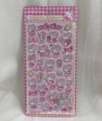 Bonbon Drop Sticker, Sanrio, Hello Kitty, 3D Sticker