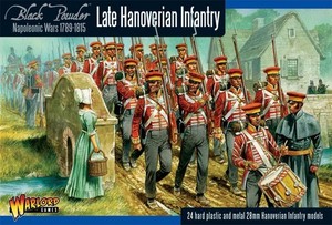 british Late Hanoverian Infantry/Landwehr Napoleonic Warlord 28mm Black Powder