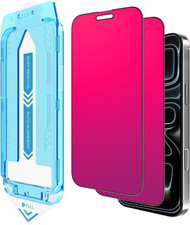 for Iphone 17 Pro Max Privacy Screen Protector, 2 Packs Gradient Color Tempered