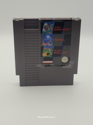 Super Mario Bros. Tetris World Cup NES Nintendo -Guter Zustand- Pal