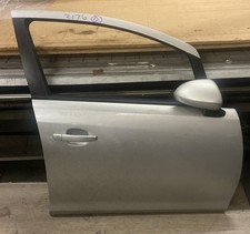 VAUXHALL CORSA D 5 DOOR DRIVERSIDE FRONT DOOR IN SOVEREIGN SILVER Z176 2010-2014