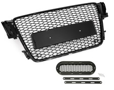 Kühlergrill Frontgrill Sport Waben Grill Emblemhalter passend für Audi A5 B8 8T