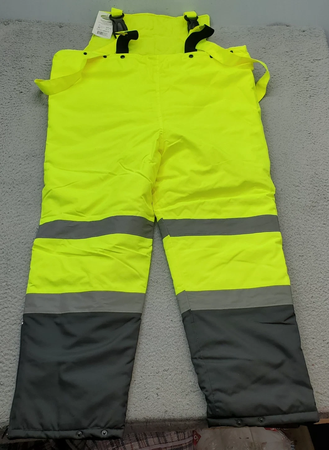 Petra Roc ANSI-ISEA Quilted Thermal Bib Rain Pants Mens Large Multi Waterproof