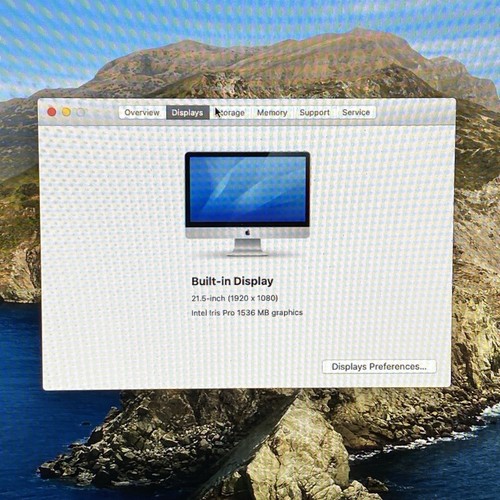 Apple A1418 iMac 21.5" 2013 2.7GHz Core i5 8GB RAM 1TB HDD macOS 10.15.7 - Afbeelding 3 van 20
