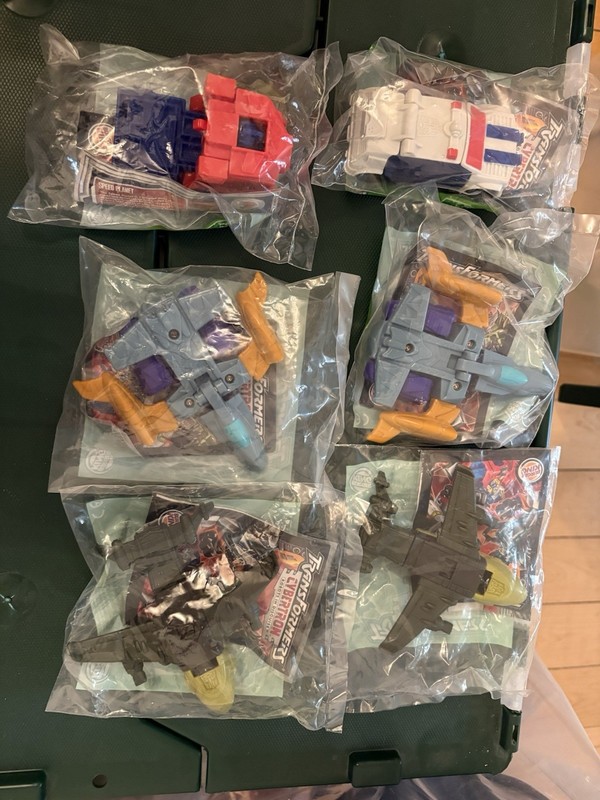 Transformers Starscream 6pc Mixed Lot Action Figure Parts/Accessories Robots