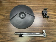 Roland CY-8 Dual Trigger V-Drum Cymbal Pad w/Boom Cymbal Arm & Clamp - JW80116