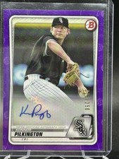 2020 Bowman Konnor Pilkington Auto Purple #/250 Parallel PA-KP White Sox, Tigers