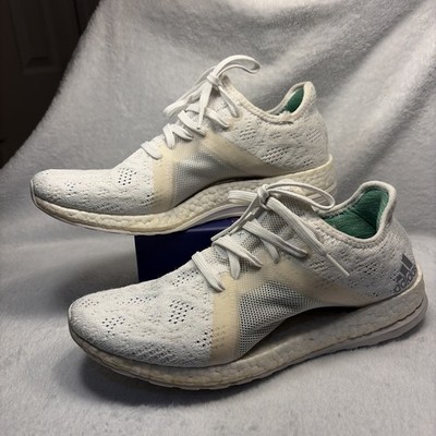 adidas Pureboost X Element Running Shoes   Women s 9 1/2-White / Green