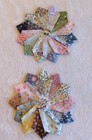 12 Mini Dresden Plate Quilt Blocks. Vintage Calico. 5 In Pre Washed — photo 7