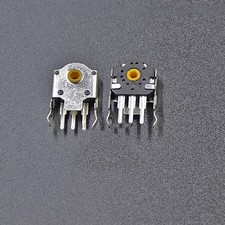 1Pair Durable TTC Mouse Encoder Yellow Roller Wheel Mouse Repair Accessary